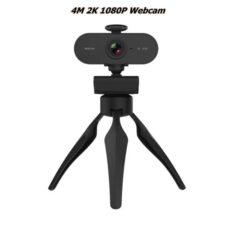 

High quality B1 4M Pixels 2K HD 1080P Degrees Rotation Web Cam Camera WebCam with Microphone tripod for Computer Laptop