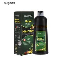 

China Hair Care Product Manufacturer Brands Hair Dye Shampoo Wholesale Organic Fast Black Hair Color Shampoo