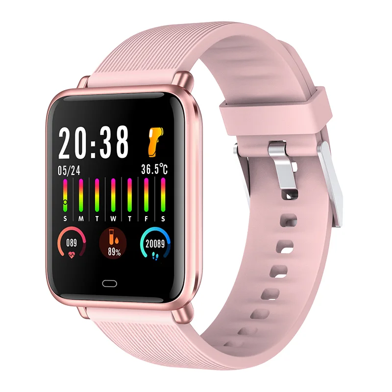 

Q9T Smart Watch with Heart Rate Monitor and Blood Pressure Lady Smart Watch for Android iOS Phone Smart Wristband Health Tracker, 5 colors