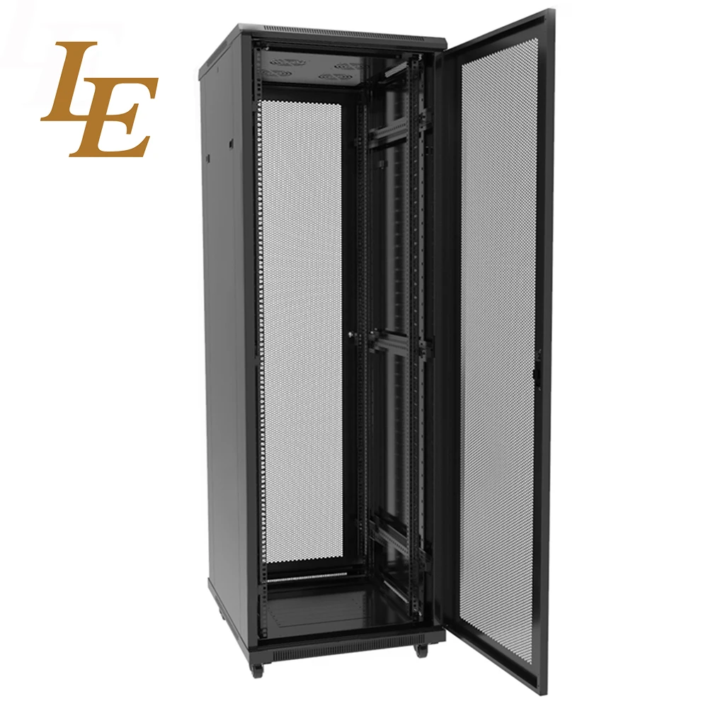 

Popular 19 inch 27U 42U Floor Standing Server Rack With Cooling System