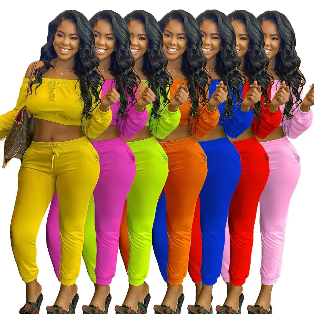 

Women Jogger Sets Tracksuits Women Hoodies Two Piece Set Fall Clothing Outfits 2 Piece Sets Sweatpants Women Neon Coats Jackets