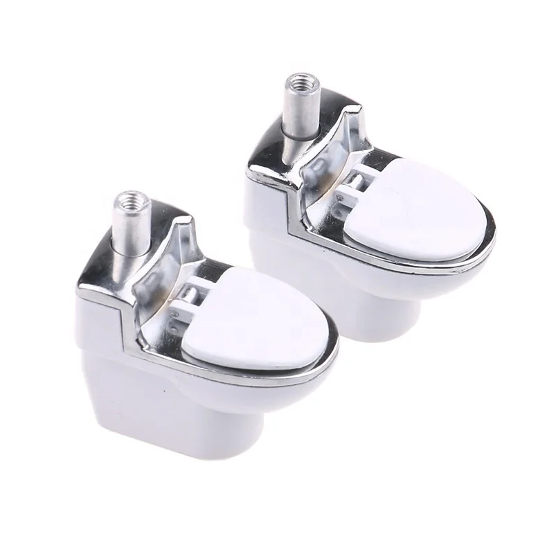 

Creative Mini Metal Toilet Pipe Smoking Pipe, Shown