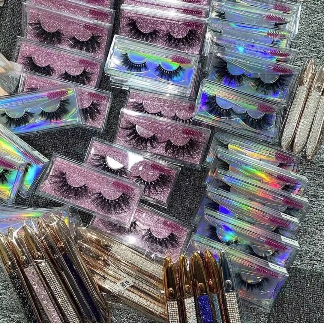 

eye lashesh wholsale lash boost packaging False Eyelashes 3D Faux Mink Lashes