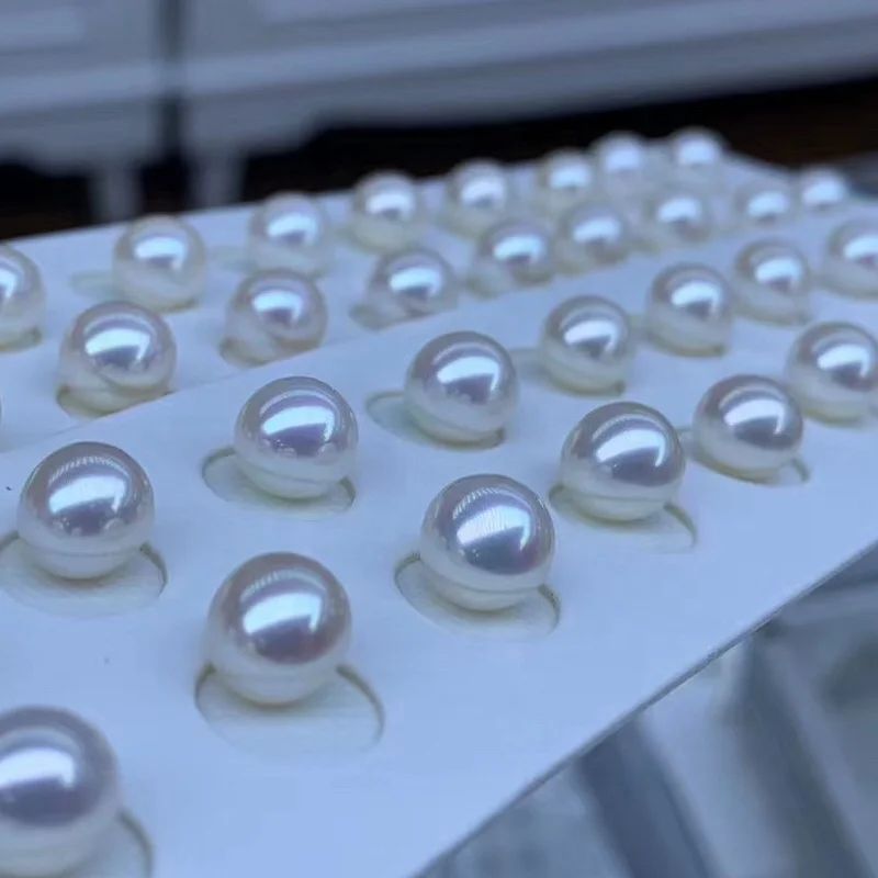 

3A high quality round shape white/pink/purple color natural loose pearl 2.5mm-8mm low prices good looking freshwater pearl