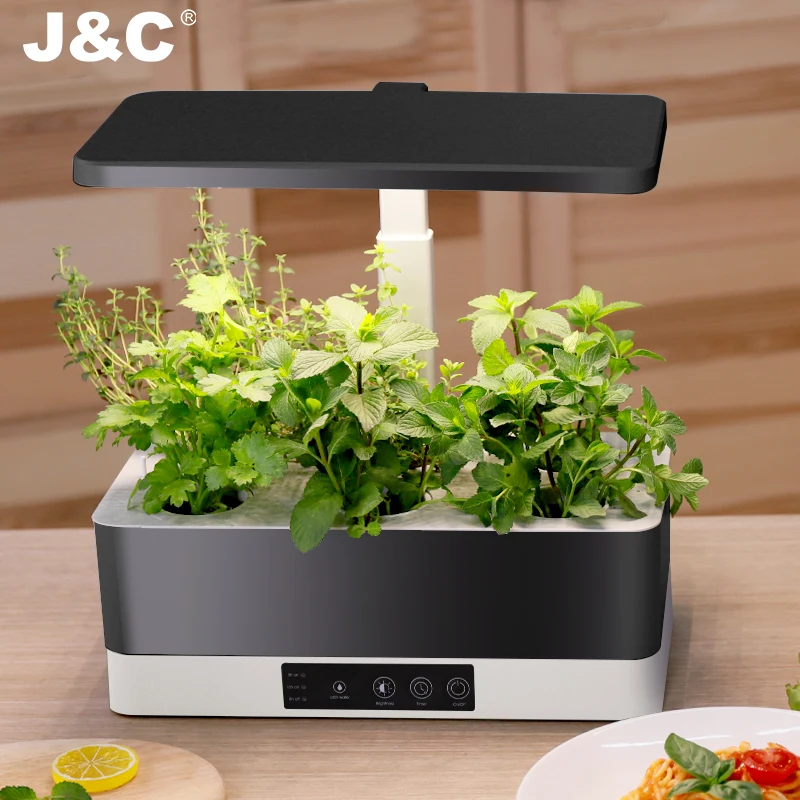

J&C Minigarden jardin 24w high ppfd grow light for indoor garden decorative indoor hydroponic pot smart