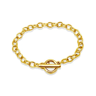 

Fashion Fashion Gold/silver Personality Charm Punk Chain Couple Bracelet Gift for Women and Men, As photo