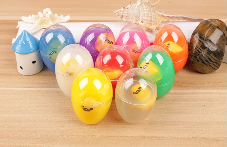 
Mskwee 2019 artificial raw egg spoof the whole toy Hard shell egg for kids juguetes 