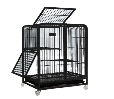 

Factory Price Large Breeding Pet Crate 2 3 Tier Cat Cage Playpen Metal Wire Cat Home Cages With Drawer For Pet Shops, Multiple colors to choose