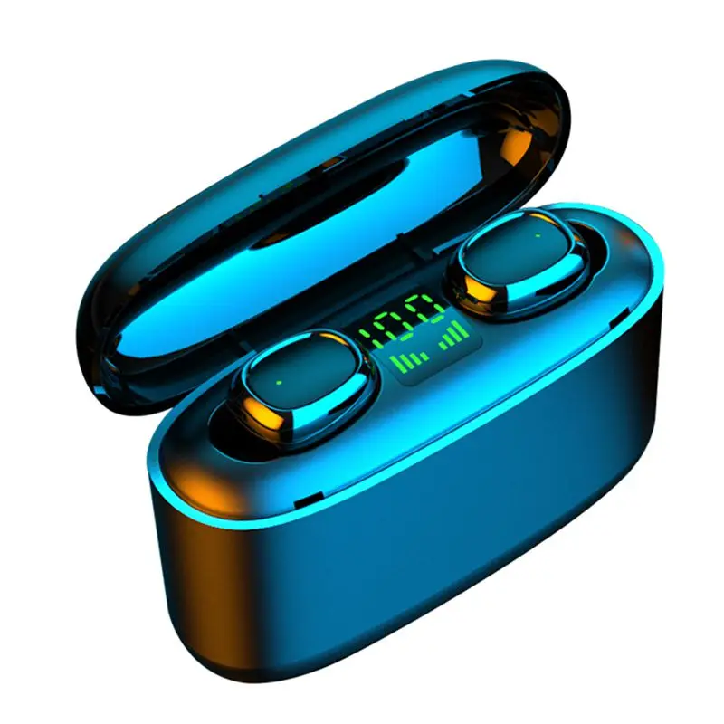 

2021 Newest 3500mah G5S Mini TWS Wireless Headphone BT V5.0 Sports Game Music Earphone Stereo Headset Earbuds with LED Display