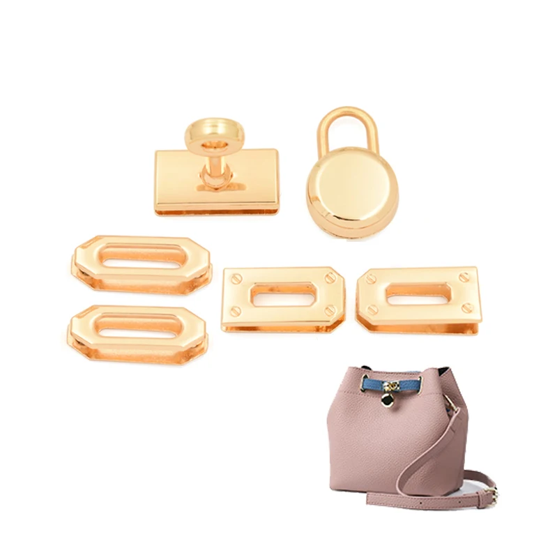 

New design purse bag lock latch high end handbag hardware