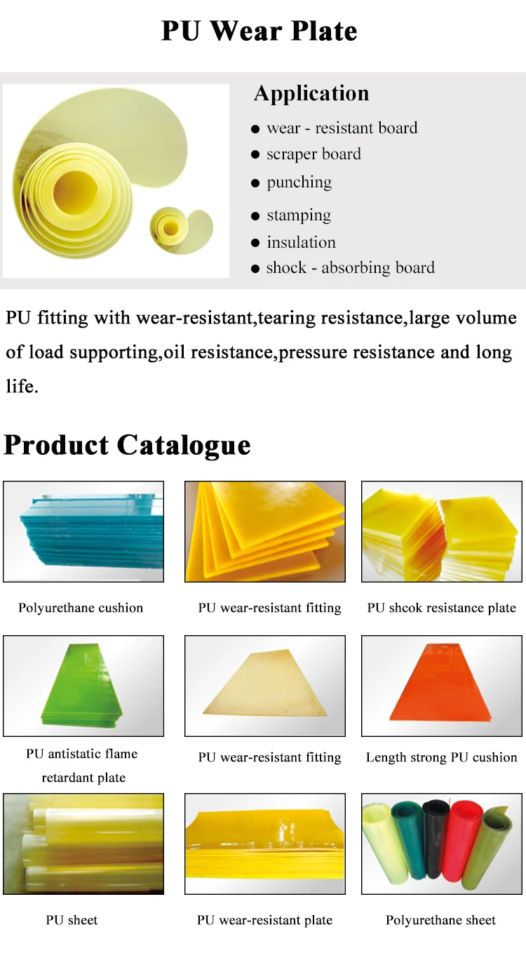 pu聚氨酯片材 - buy oil-resistant casting plastic sheet elastomer