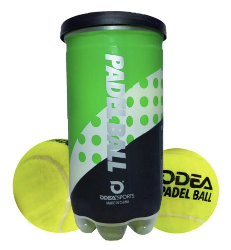ODEA Direct Hot Sale  Professional 45% Wool Woven Tennis Ball 2pcs Natural Rubber OEM Padel Tennis Balls