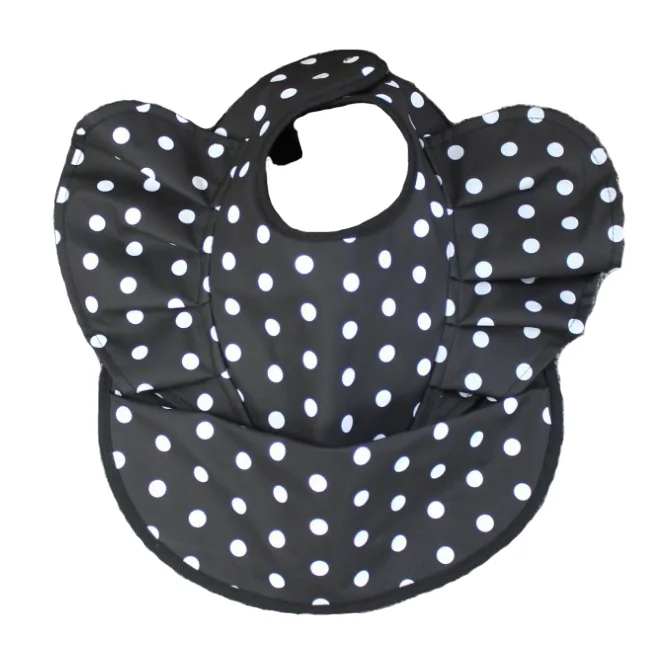 

Baby Bibs PU Waterproof Feeding Baby bib kids girl PU material burp cloths, Customized color