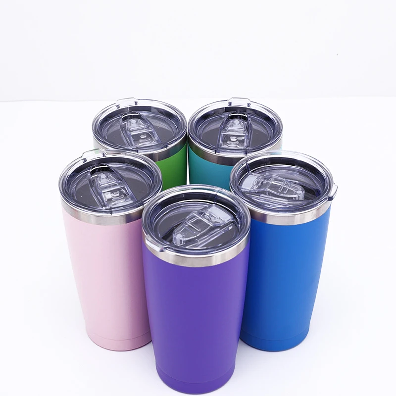 

20oz Stainless Steel Tumbler with Lid Double Wall Vacuum Insulated Travel Mug Tumbler with Straw Durable Insulated Coffee Mug, Customized, any colors are available by pantone code