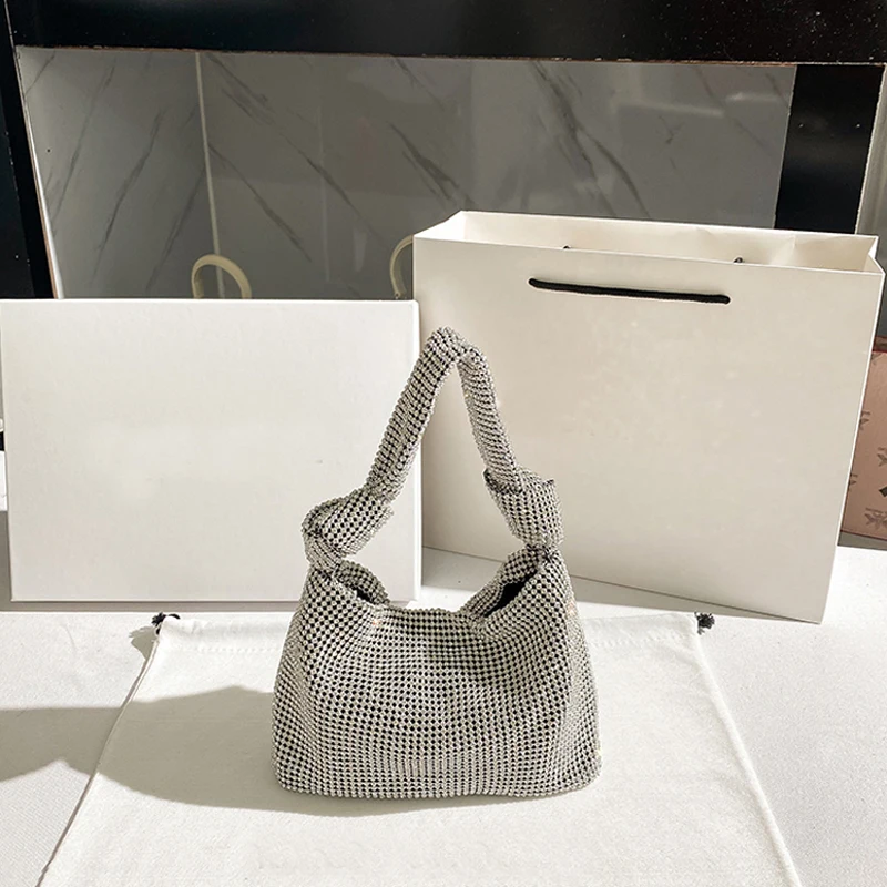 

Xinyu RTS women evening dinner bags rhinestone purse ladies hand bags crystal Shoulder bag luxury designer purses and handbags