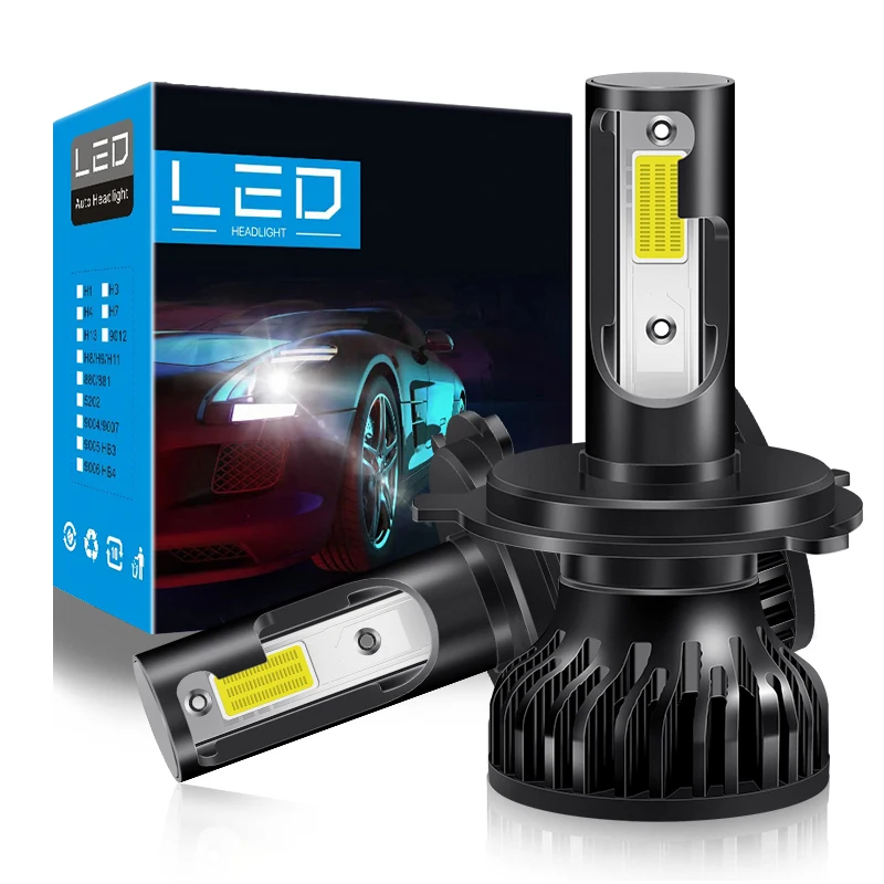 

Hot sale Car Led headlamp car super bright mini S7 COB chip led lamp H4 dual lamp with canbus led light car