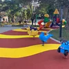 IAAF Approved Sport Surface Spray-Coat epdm rubber flooring