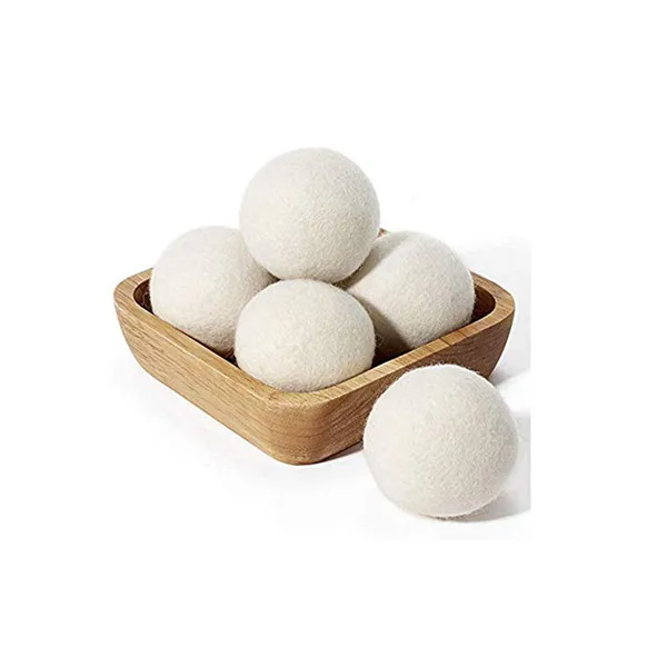 

Wholesale New Zealand XL 6 pack cotton bag 100% pure Eco natural Laundry organic Wool dryer balls, Custom color