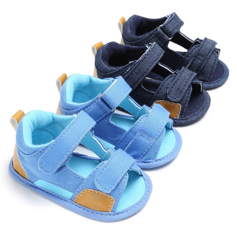 

Summer new casual breathable sandals soft shoes 0-1 year old baby toddler shoes