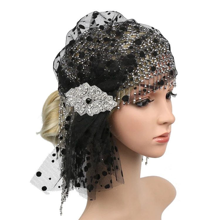 

New Design Fascinator Hats With Veil for ladies Factory Direct Fascinator Kentucky Derby Hat