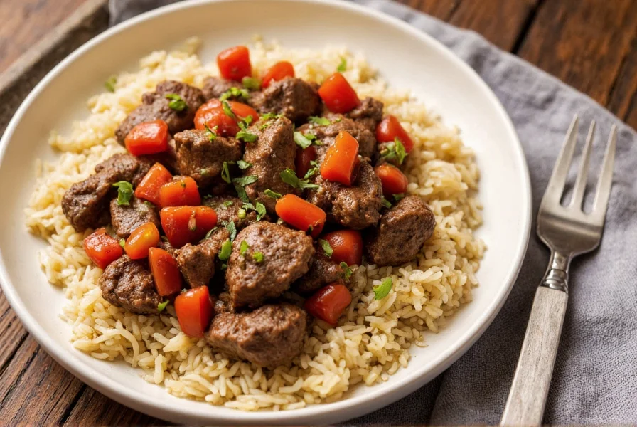Perfect Pepper Steak with Rice: Quick & Flavorful Recipe