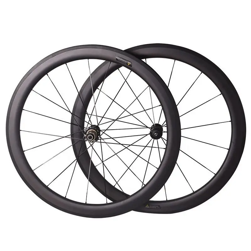 New Arrival 700c V/C Brake Carbon Fiber Bike Wheel Set 38/50/60/88mm Road Bicycle Wheelset