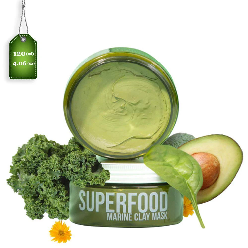 

Marine Clay Mask Cleans Skin Reduces Pore Mask, Green
