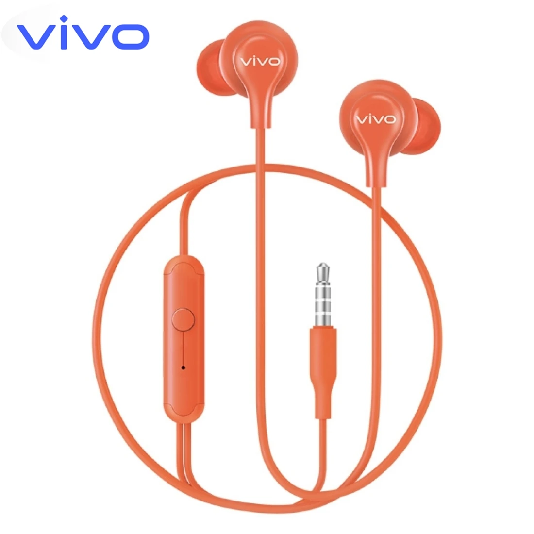 

Hottest Original Vivo In-ear Wire Control Earphone with Mic HP2033 6020005 3.5mm Interface