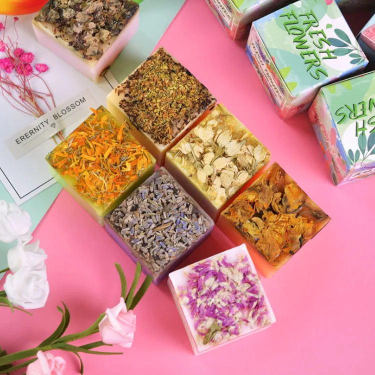 

Organic Plant Extract Private Label Natural Handmade Colorful Cleaning Soap