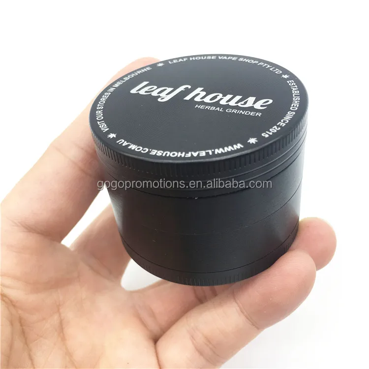 

4 Layer Broken Smoke Grinder Metal Tobacco Grinder Smoking Pipe Herb Weed Grinders Custom Logo New Zinc Alloy 50mm X 39mm 100pcs