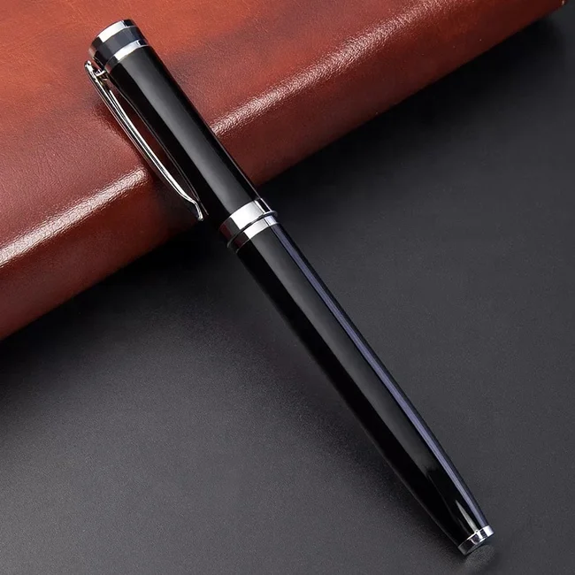 
High quality luxury elegant gift promotional metal roller ball pens with custom logo 