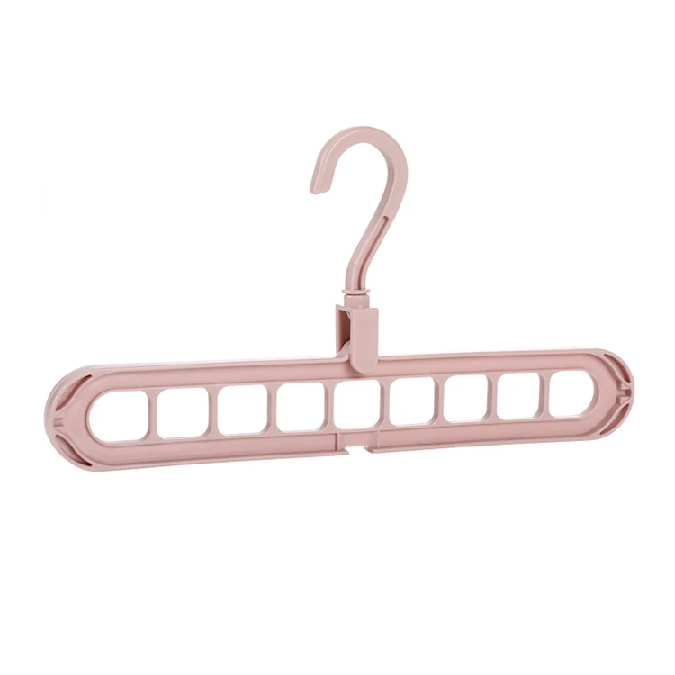 

Multi-port Support Circle Clothes Hanger Drying Ra Multifunction Plastic Scarf Clothes Hangers Storage Ras