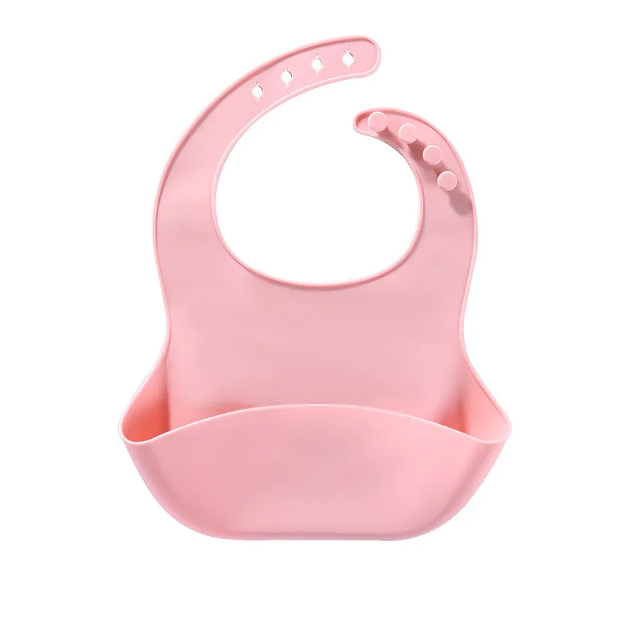 

BPA Free Easily Clean Comfortable Printing Soft Baby Bib Silicone Bib with Box, Custom pantone colors