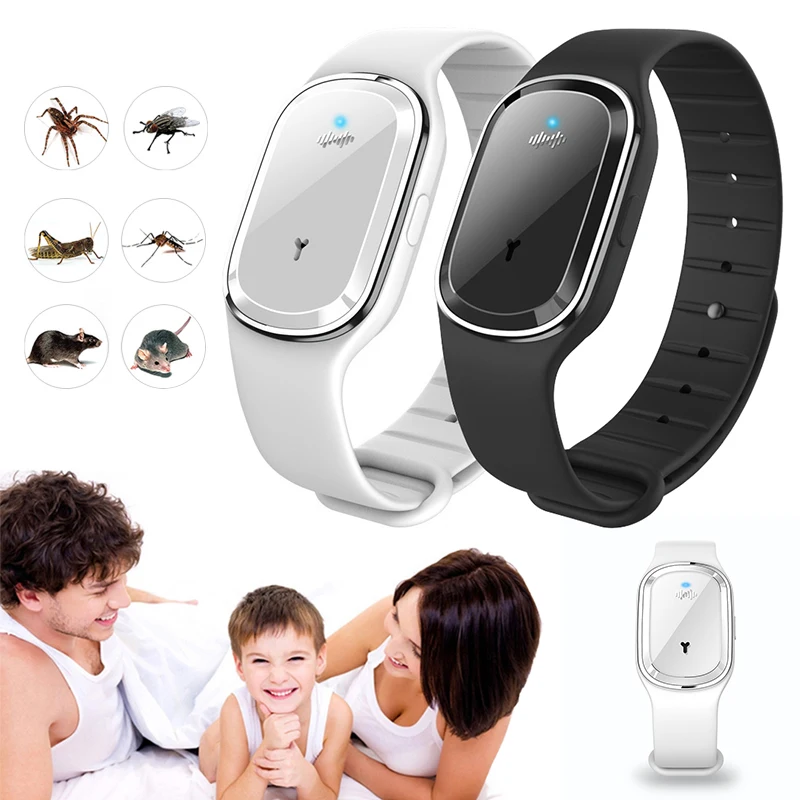 

hot sale Electronic Ultrasonic Band repellent mosquito bracelet anti mosquito killer