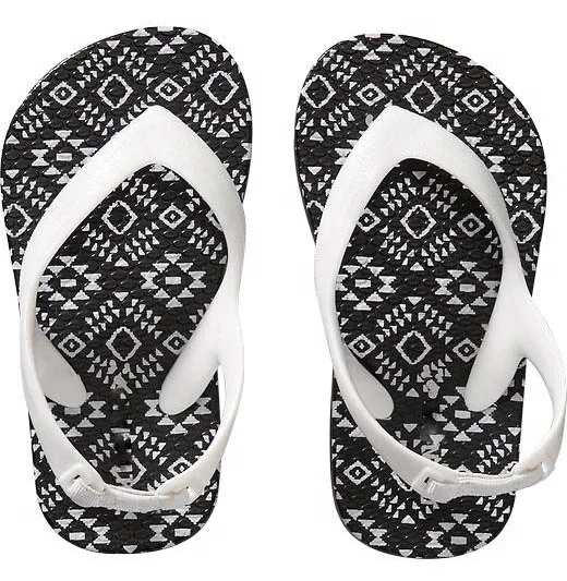 
Children Rubber Slippers Custom Printed Flip Flops 