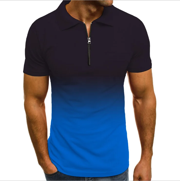 

Men Polo Shirts Short Sleeve Shirt Contrast Color Polo New Clothing Summer Streetwear Casual Fashion Men tops