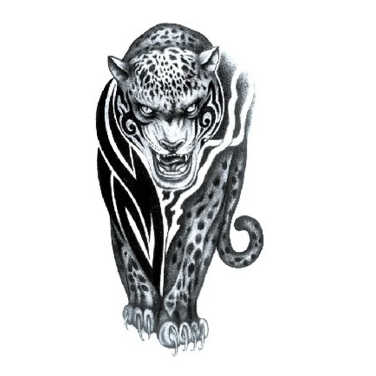 

Wholesale realistic tiger totem tatoo animal temporary tattoo sticker, Cmyk