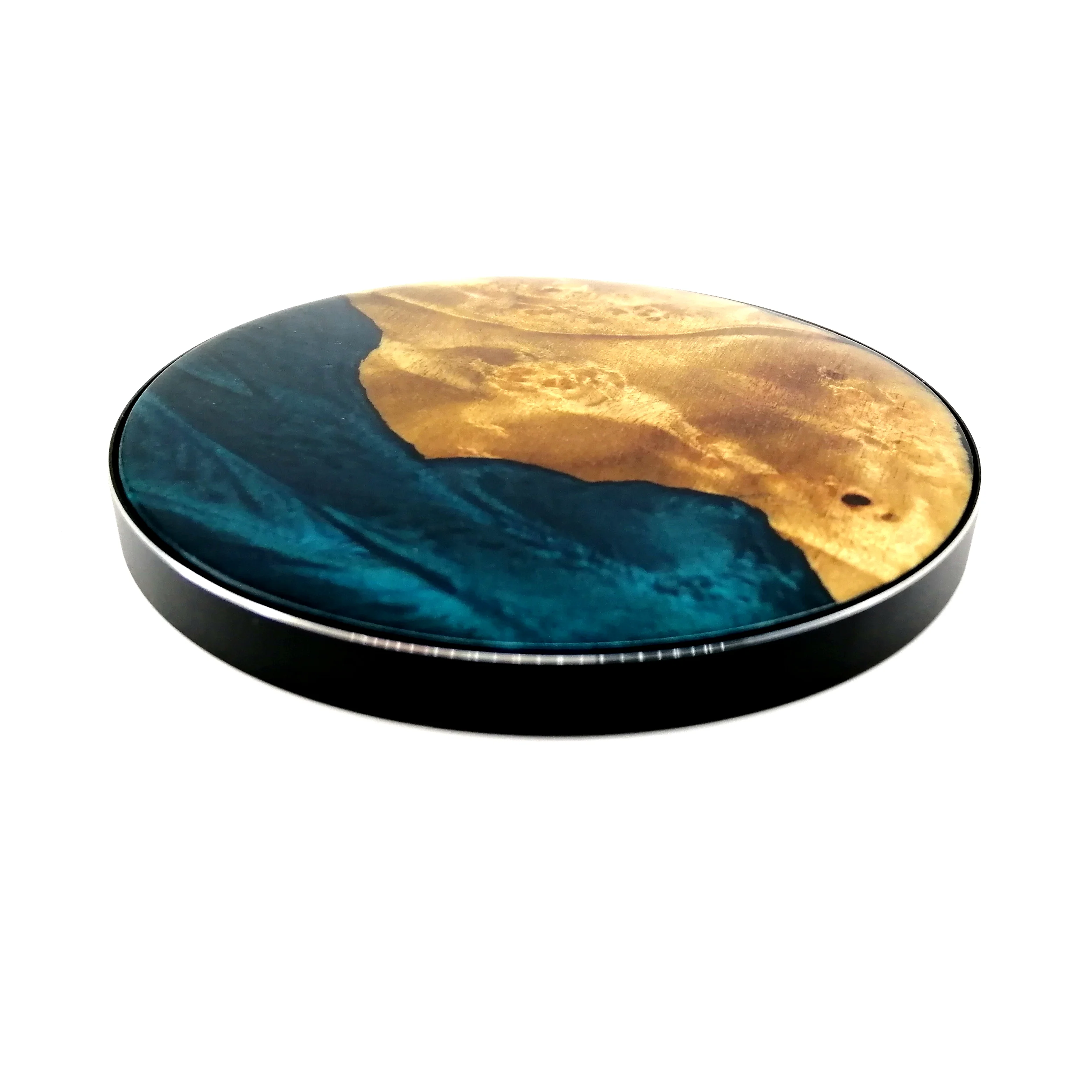 

Yootech Wireless Charger Wooden Hot Sale Resin Wireless Charger