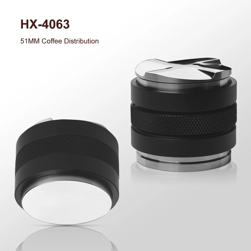 

Spot Wholesale 53mm Adjustable Height Coffee Distribution Tool Coffee Leveler Tamper New Design
