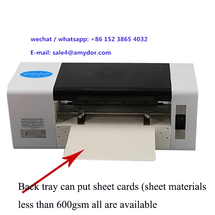 Amd360b Sheet Materials Card Paper Pvc Digital Hot Foil Printer