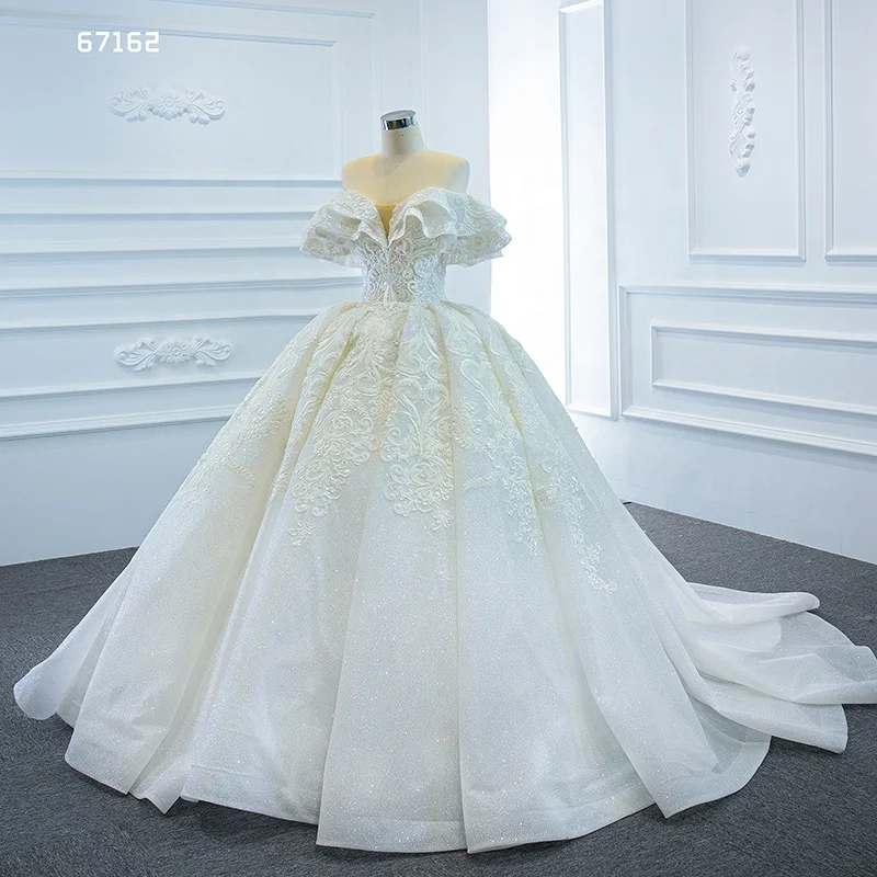 

Jancember RSM67162 Fashion Bohemian Elegant Ball Gown Wedding Dress Bridal Dress