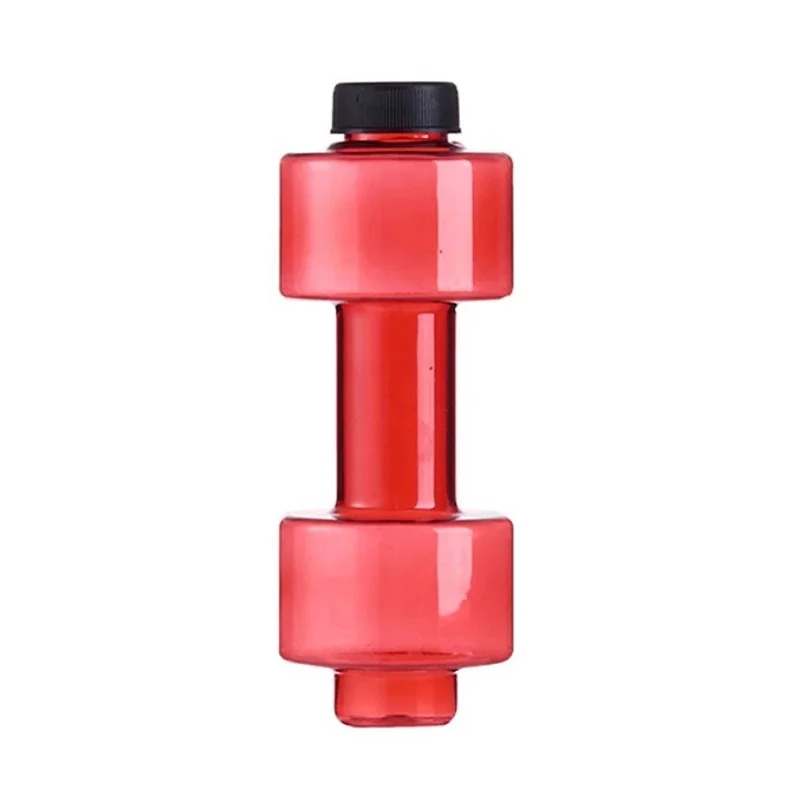 

Sports Water Bottle 550ml leakproof portable non-breakable sports plastic bottle shake bottle BPA exercise dumbbells, Custom color