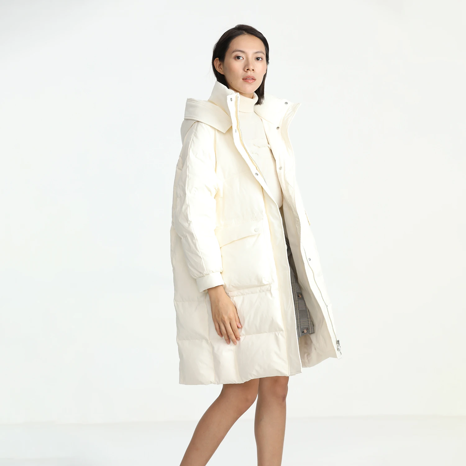 

Keep Warm Windproof Long Casual Women Puffer Coats Down Jacket for the Winter