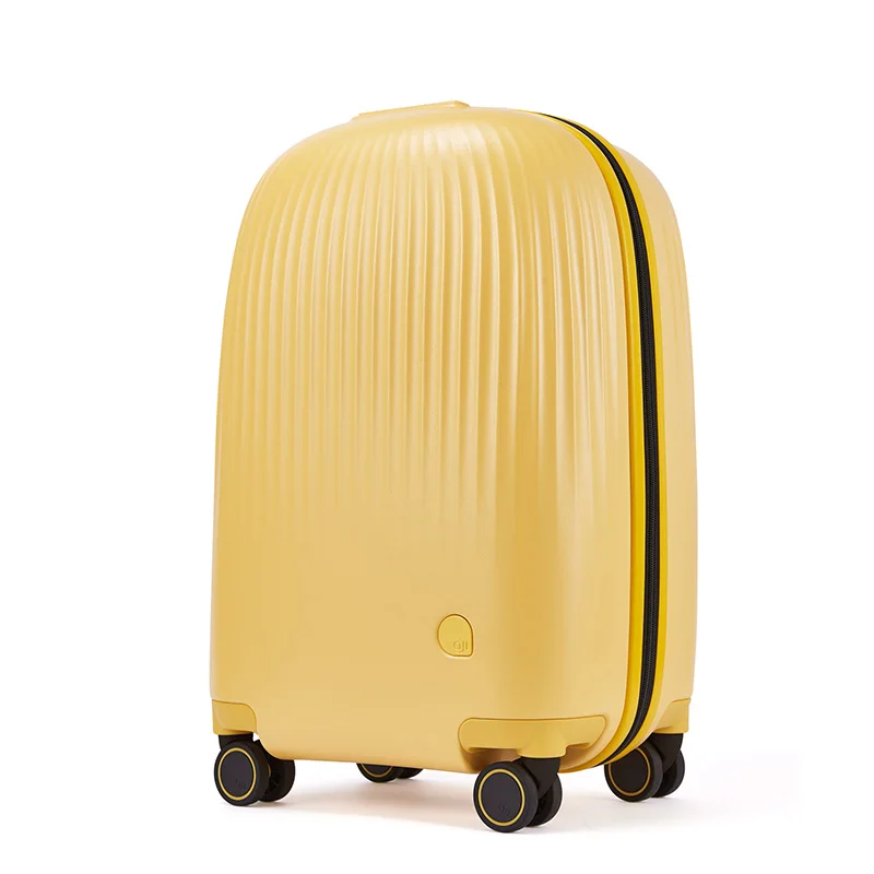 

AJI High-value round pc luggage case female small 20inch boarding trolley case universal wheel travel case trolley luggage cover, Customized color