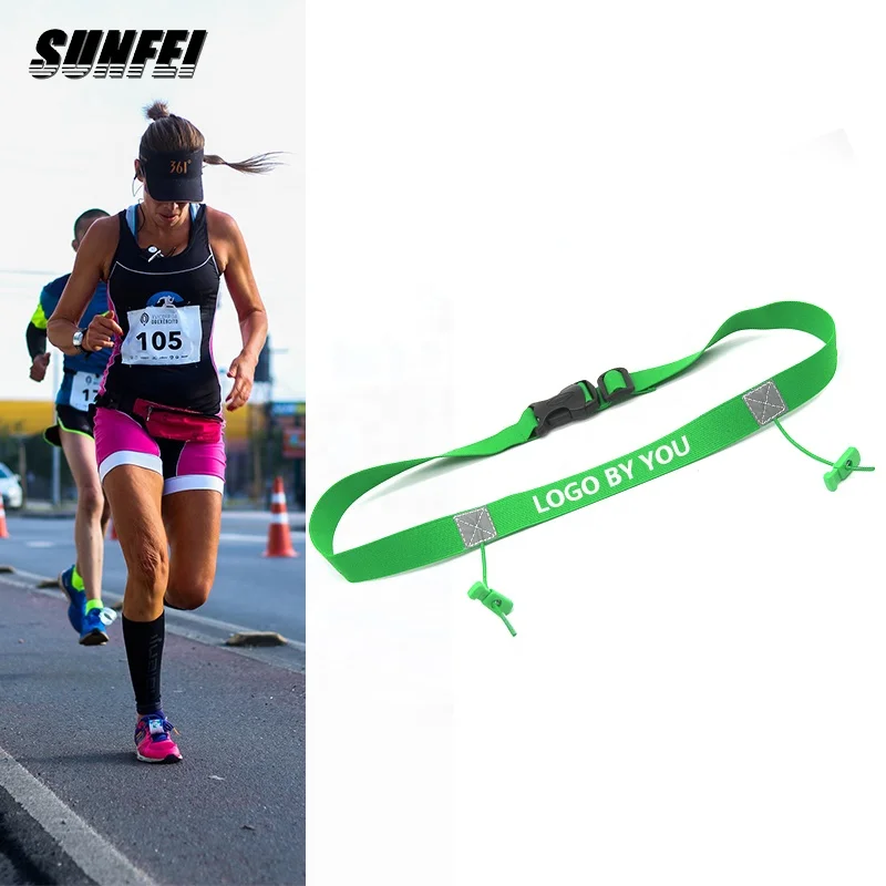 

SunFei children belt triathlon race belt Holder Number Race Belt Holder Reflective Marathon Adjustable and 2 Styles Available