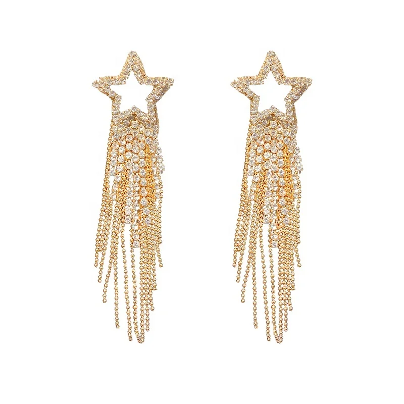 

New Spring Design High Quality Stud Earrings Silver With Pendant Jewellery