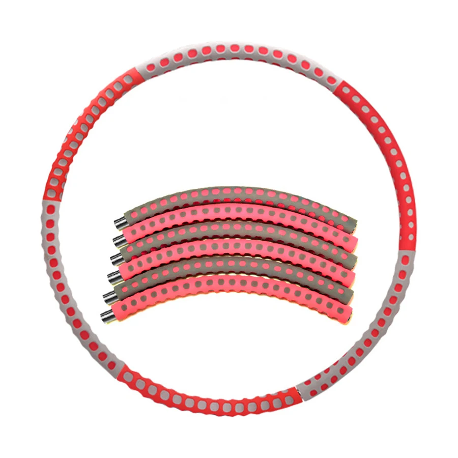 

Adult Fitness Equipment foam Hula Ring Circle Weighted Exercise Hoop, Blue. orang. red .pink......