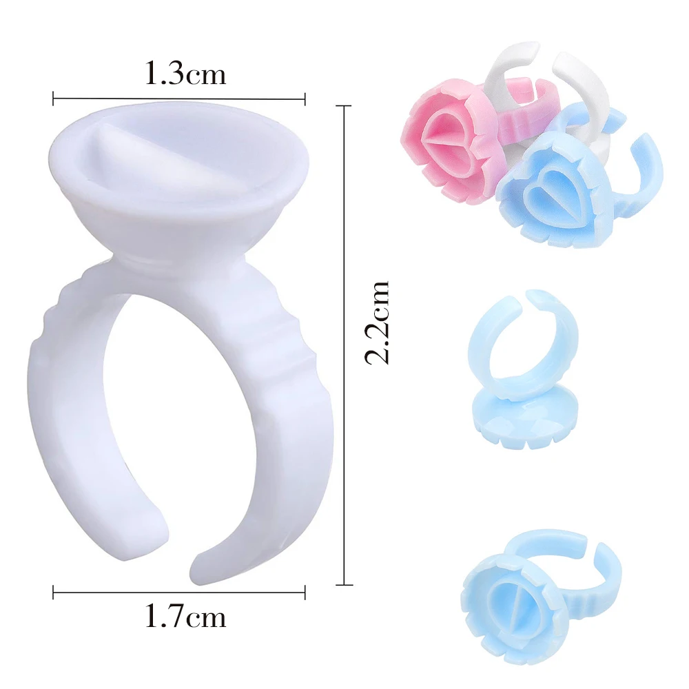 

Wholesale customization hot sale Microblading Pigment Ink Cups Ring Disposable Makeup Tattoo Ring