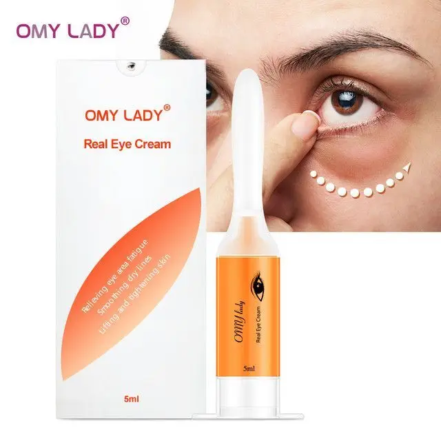 

OMY LADY Instant Remove Eye bags Cream Anti Puffiness Gel Dark Circles Delays aging fades wrinkles Firming Brighten Skin Unisex