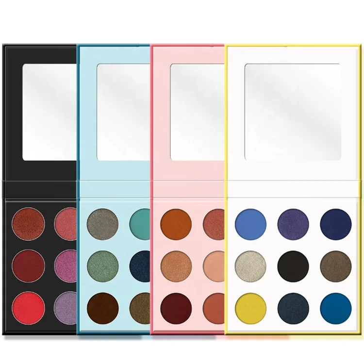 

9 color vegan diy eyeshadow pigment eyeshadow palette custom private label